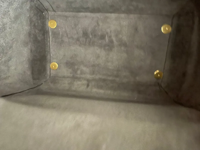 Celine Micro Belt Bag in Grau aus genarbtem Kalbsleder, 2016