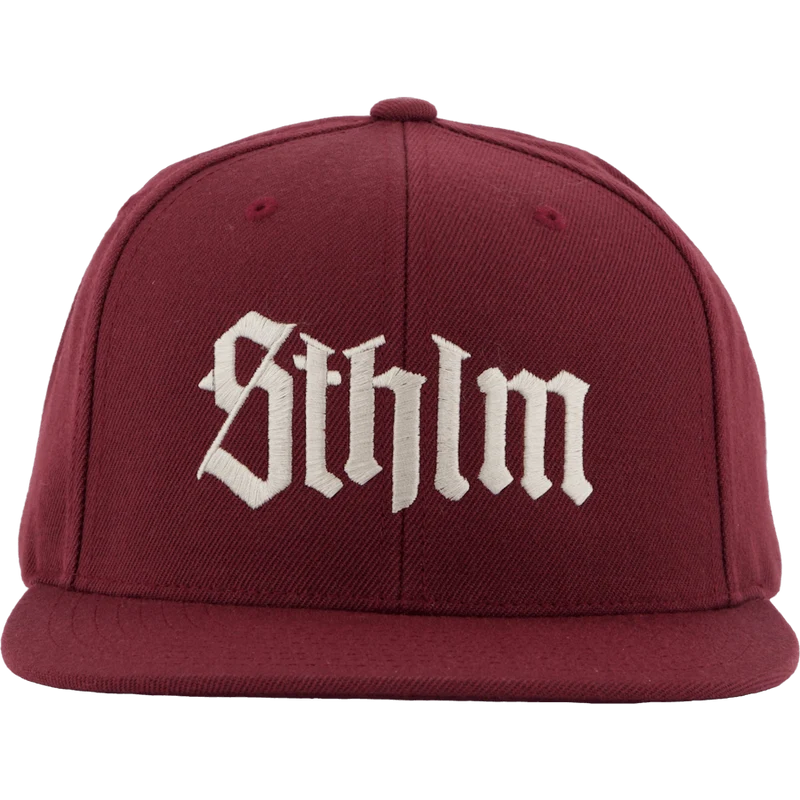 Sthlm Classic Snapback Burgundy/cream