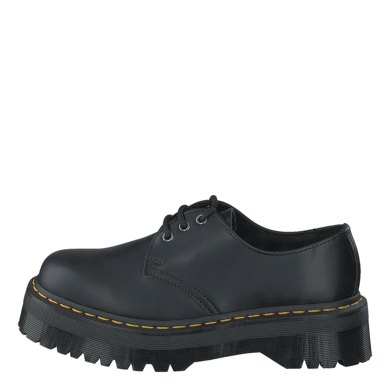 1461 Quad Black Polished Smoot Black
