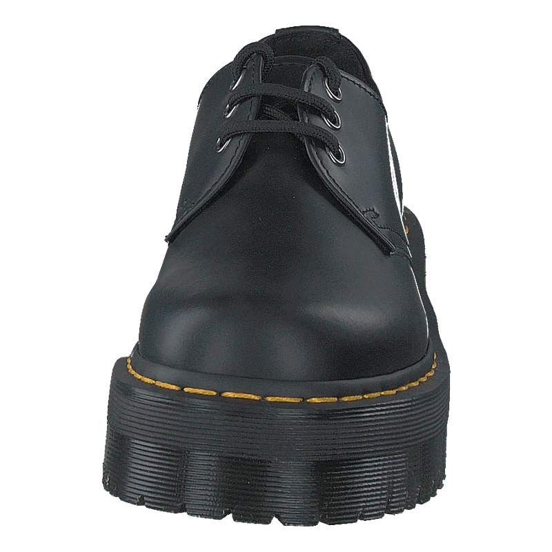 1461 Quad Black Polished Smoot Black