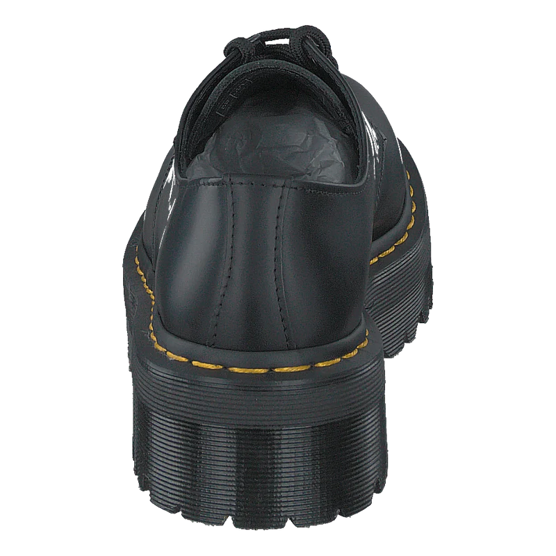 1461 Quad Black Polished Smoot Black