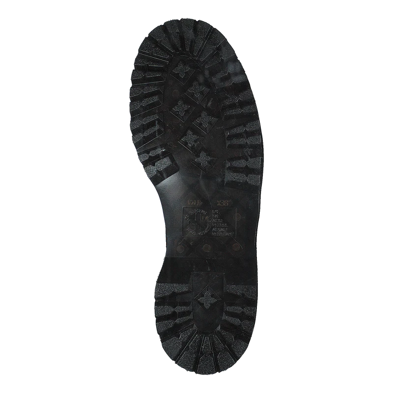 1461 Quad Black Polished Smoot Black