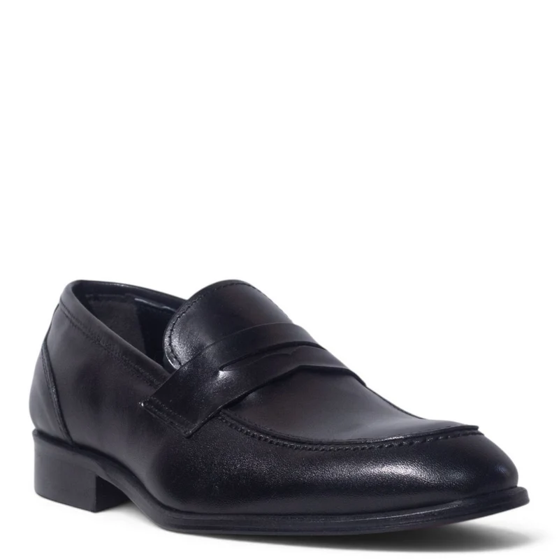 Italian Men Black Leather Shoes #5276