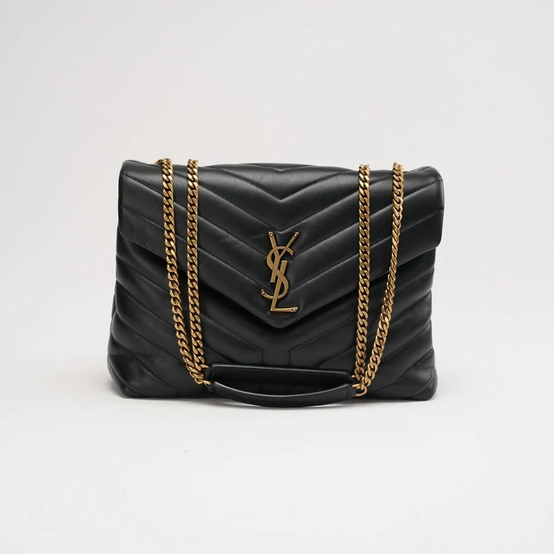 Saint Laurent Loulou Medium Schwarz 2020