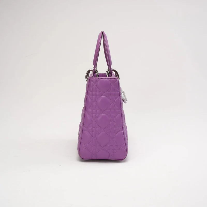 Dior Lady Medium Lamb Purple 2014