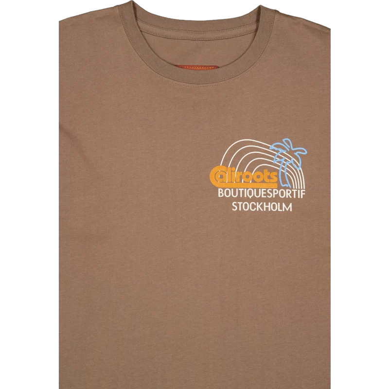 X Caliroots Palm Combo T-shirt Brown