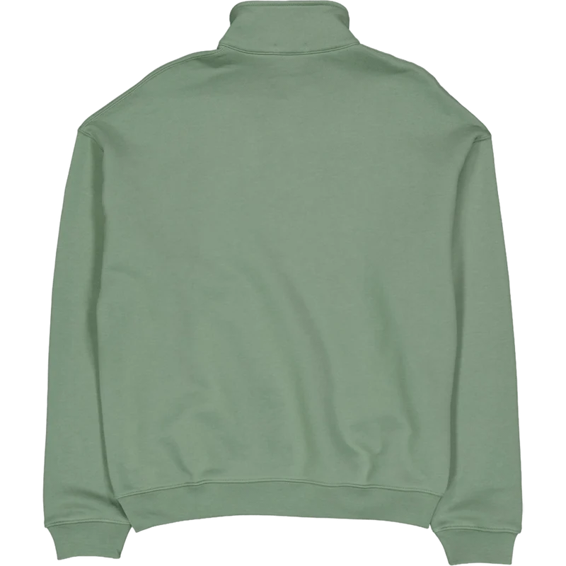 Heavy Fleece Zipper Neck Sweat Thyme