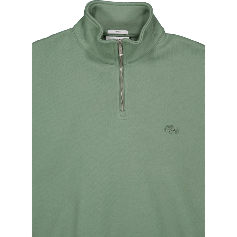 Heavy Fleece Zipper Neck Sweat Thyme