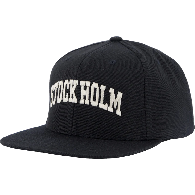Stock Holm Classic Snapback Black/cream