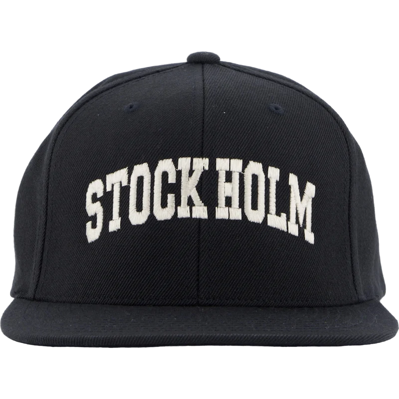 Stock Holm Classic Snapback Black/cream