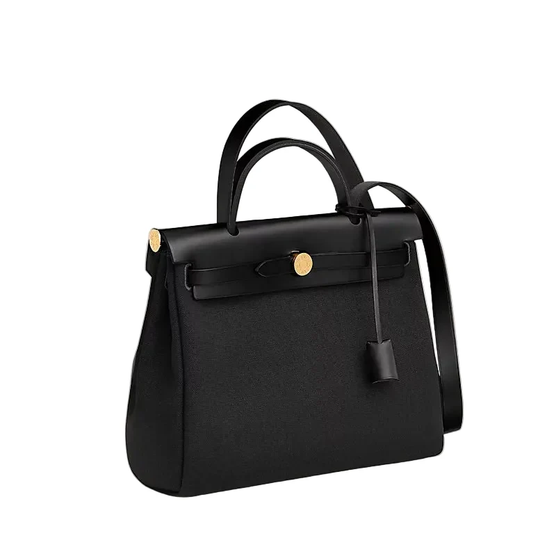 Hermes Black Herbag Zip 31 zurück im Jahr 2024