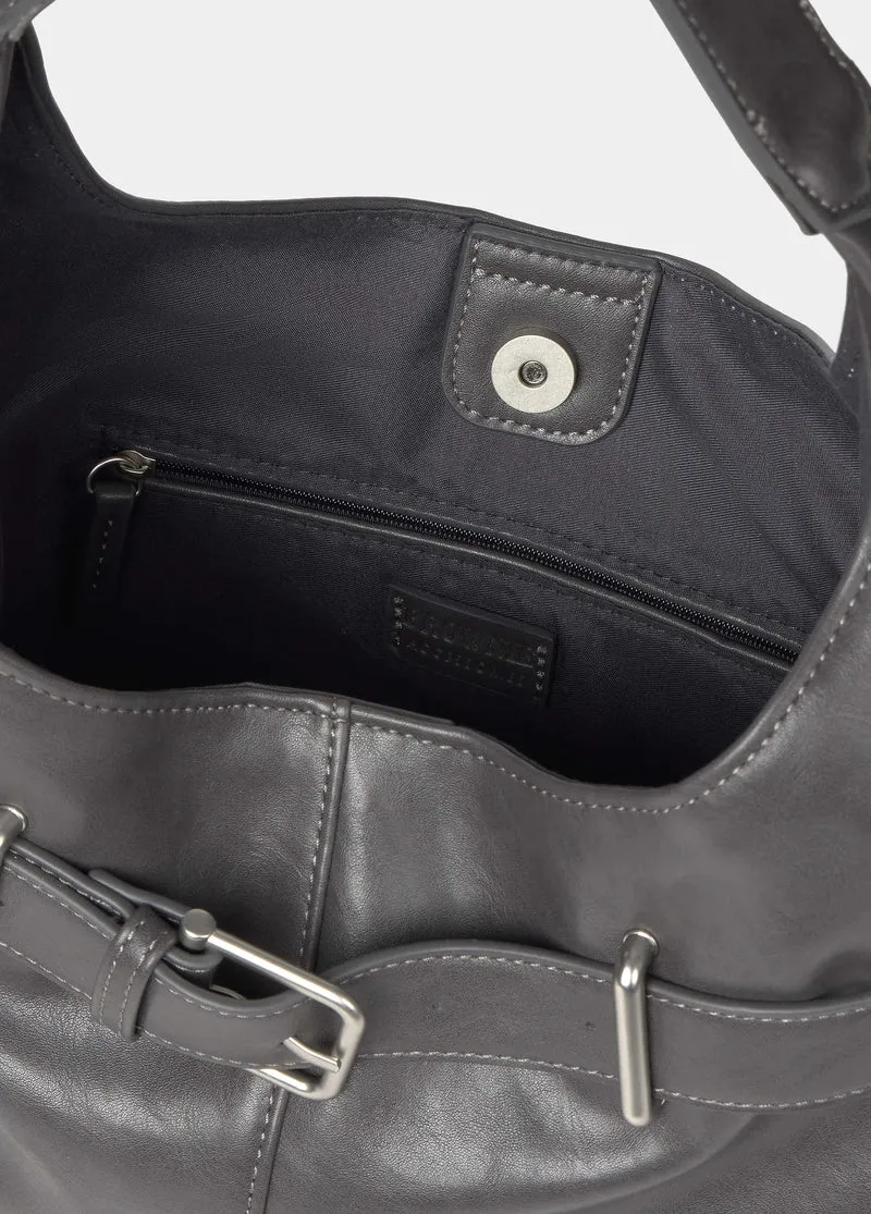 Buckle shoulder bag