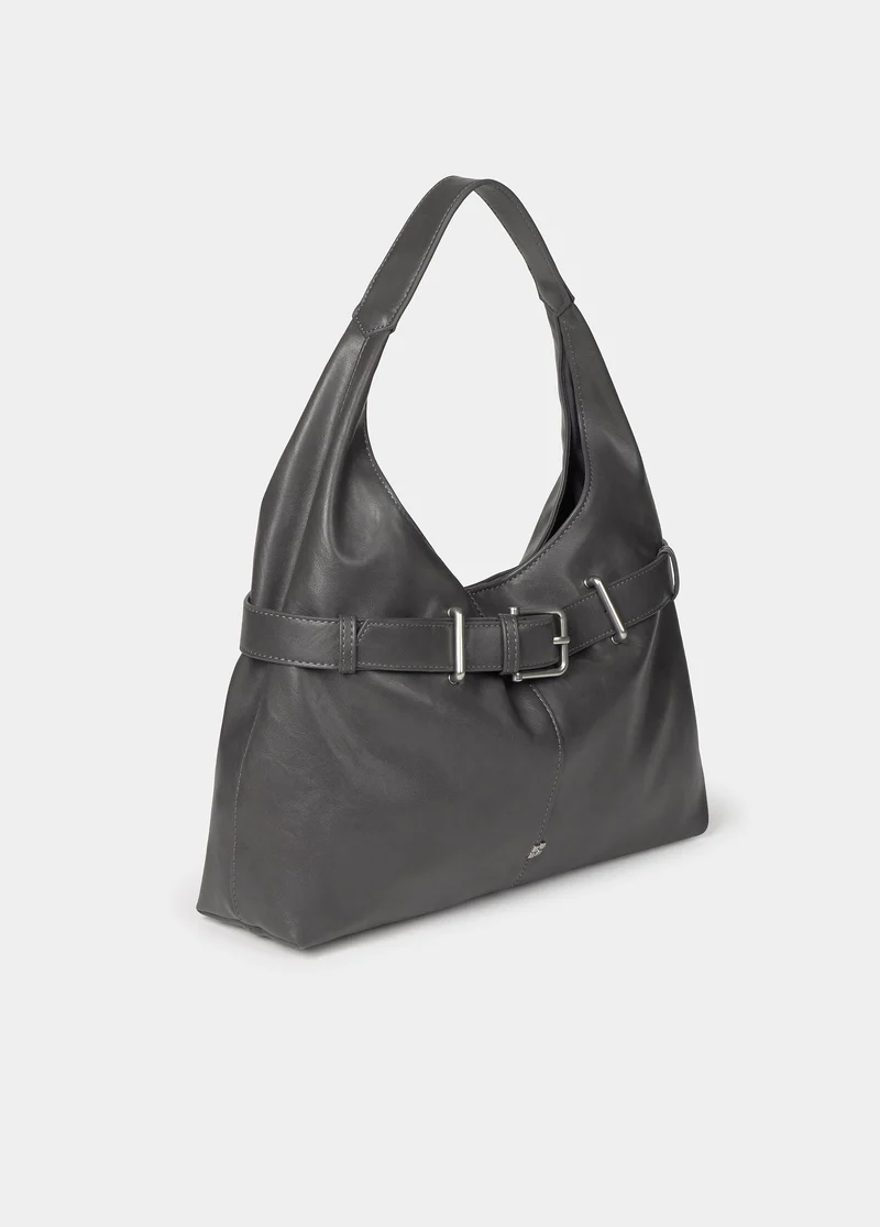 Buckle shoulder bag