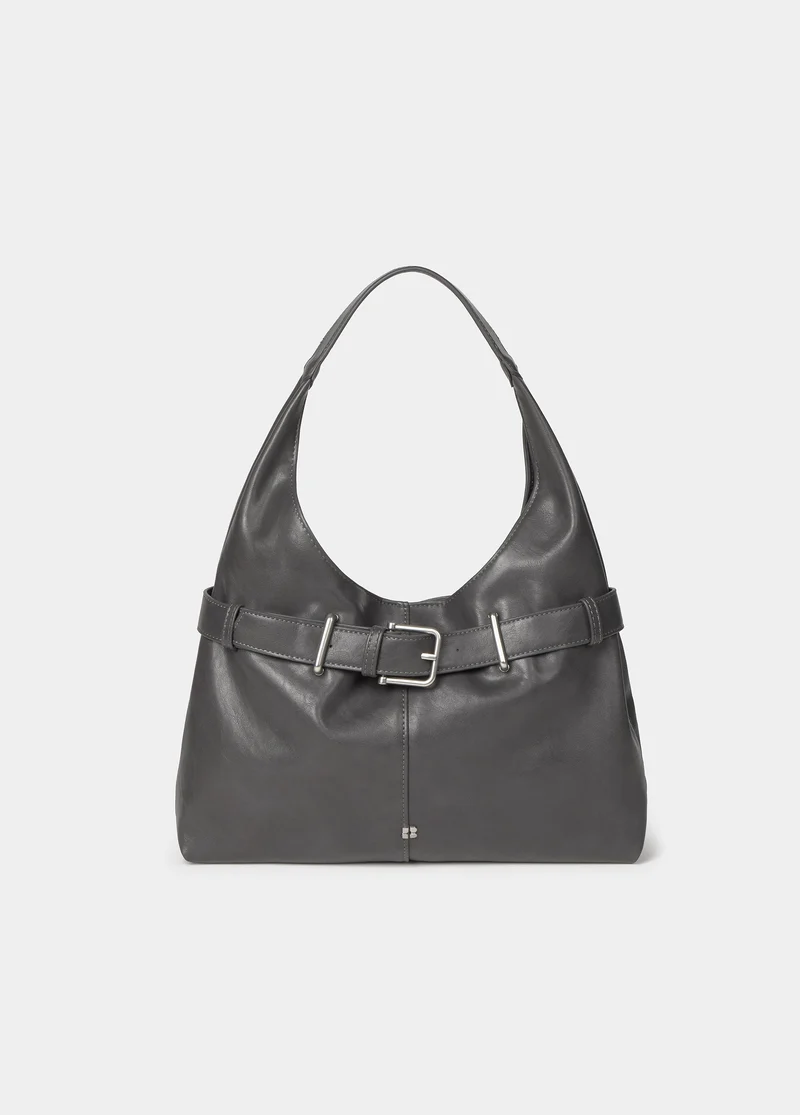 Buckle shoulder bag