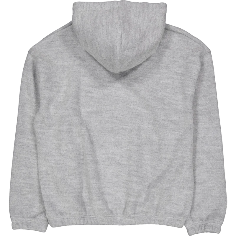 Embroidered Signature Hoodie Silver Chine