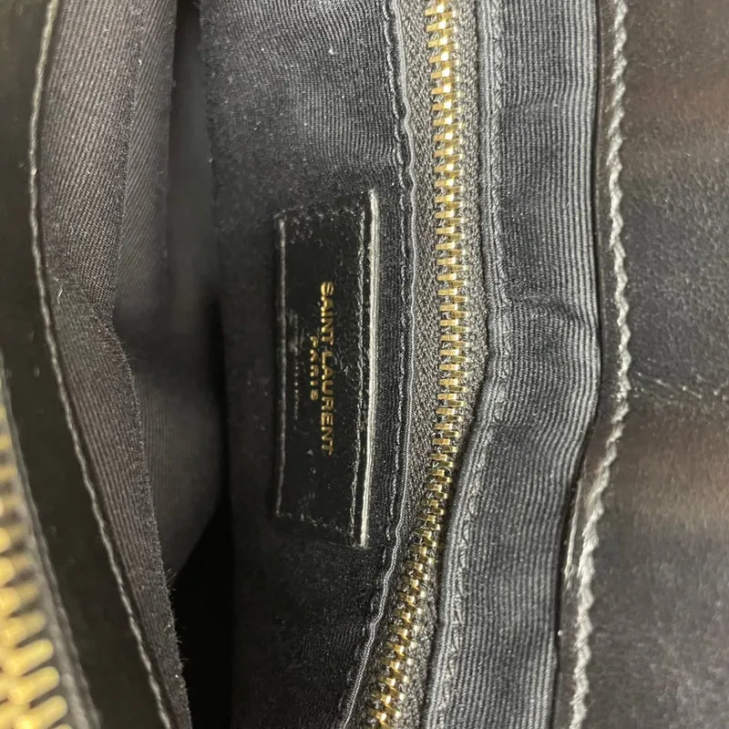 Saint Laurent Loulou Medium Leder Schwarz 2020