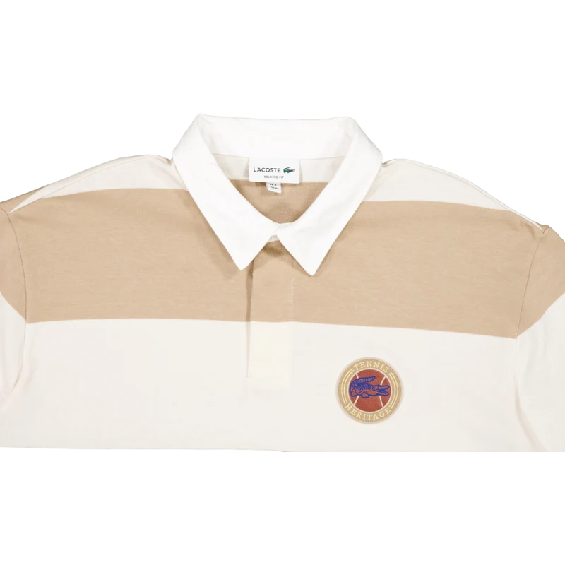 Relaxed Fit Striped Rugby Polo Viennese/lapland