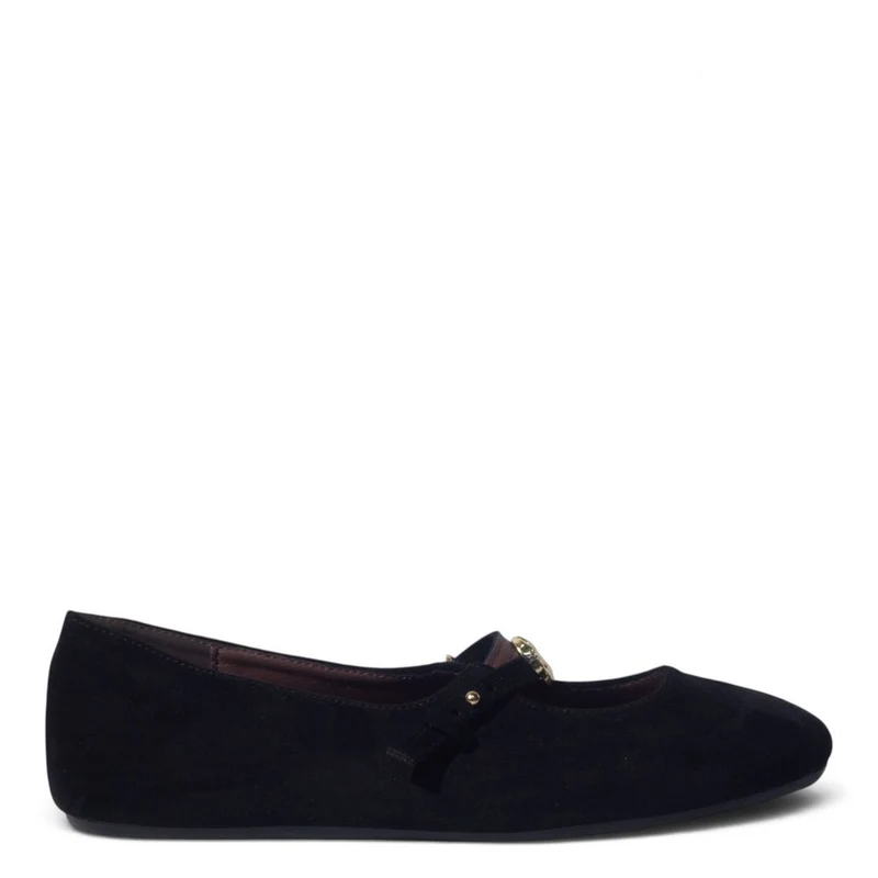 European Union Women Black Cloth Ballerina #5417