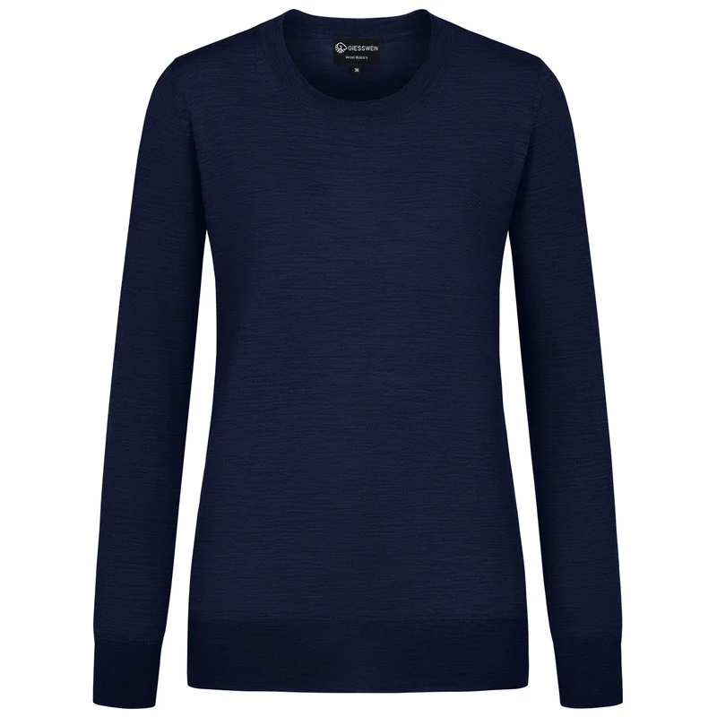 Baumwollpullover Rundhals Damen