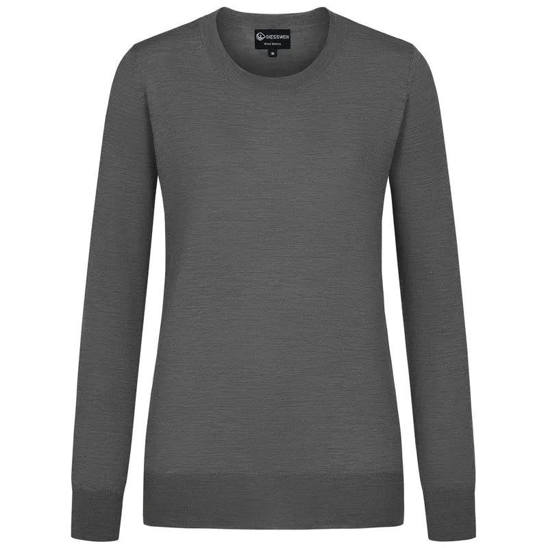 Baumwollpullover Rundhals Damen