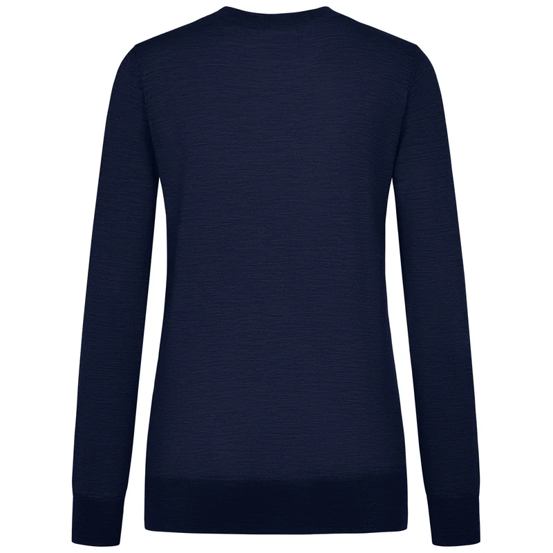 Baumwollpullover Rundhals Damen