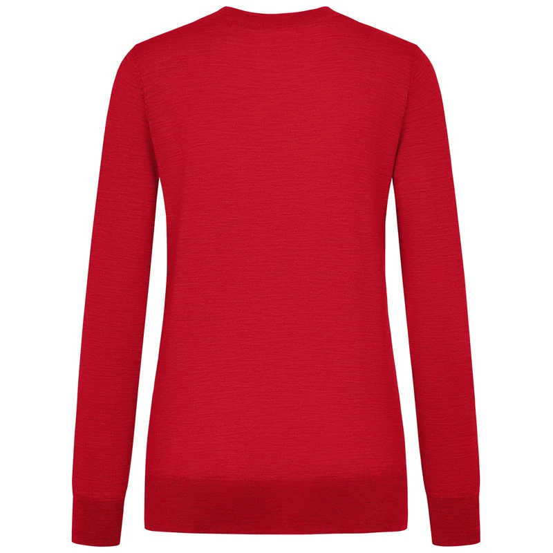 Baumwollpullover Rundhals Damen