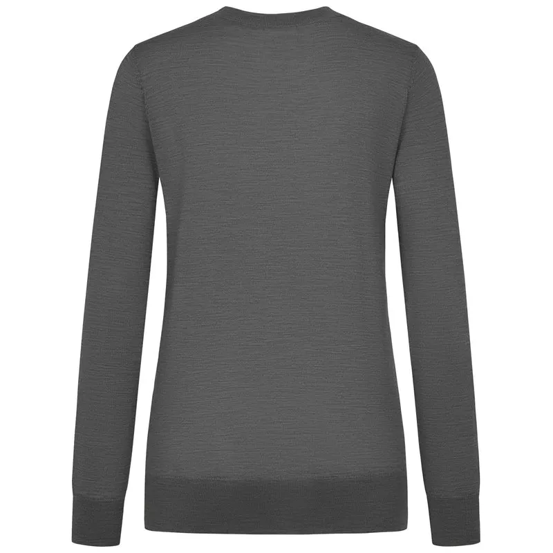 Baumwollpullover Rundhals Damen
