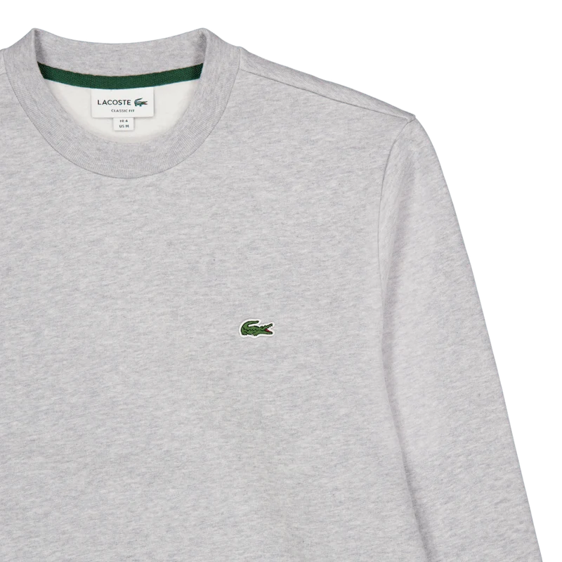Crew Neck Sweatshirt Cca Silver Chine