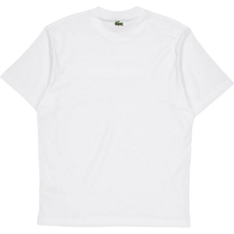 Embroidered Cotton T-shirt White 001