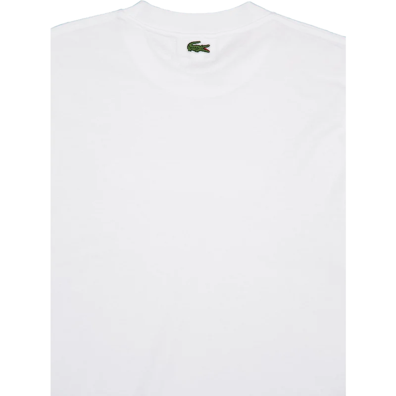 Embroidered Cotton T-shirt White 001