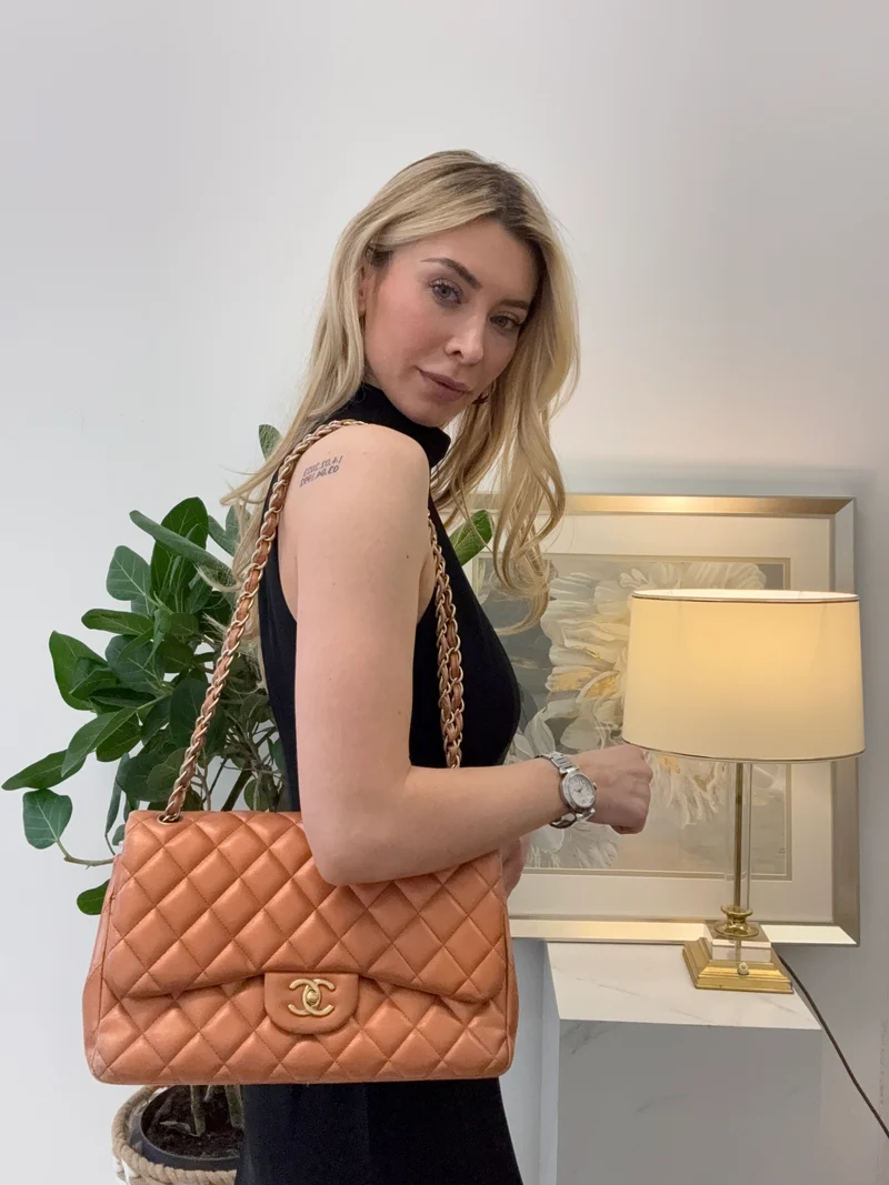 Chanel Timeless Jumbo Lamb Copper 2012
