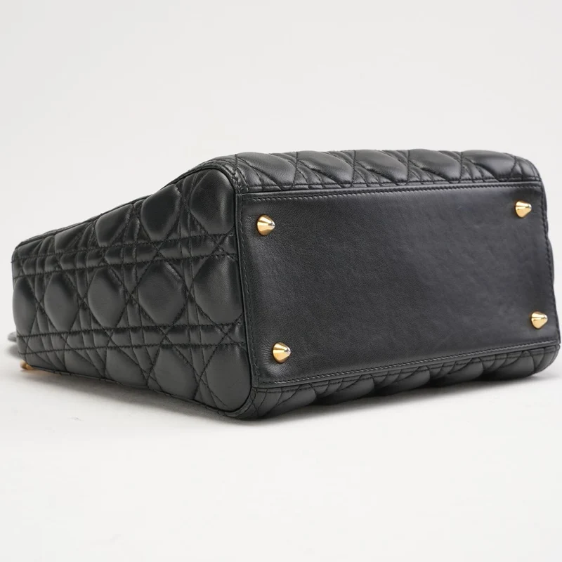 Dior Lady Medium Lamb Black 2015