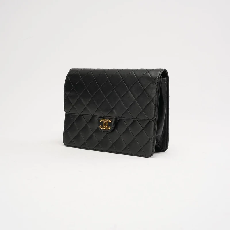 Chanel Flap Bag Small Lamb Black 2002