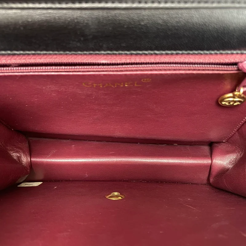 Chanel Flap Bag Small Lamb Black 2002