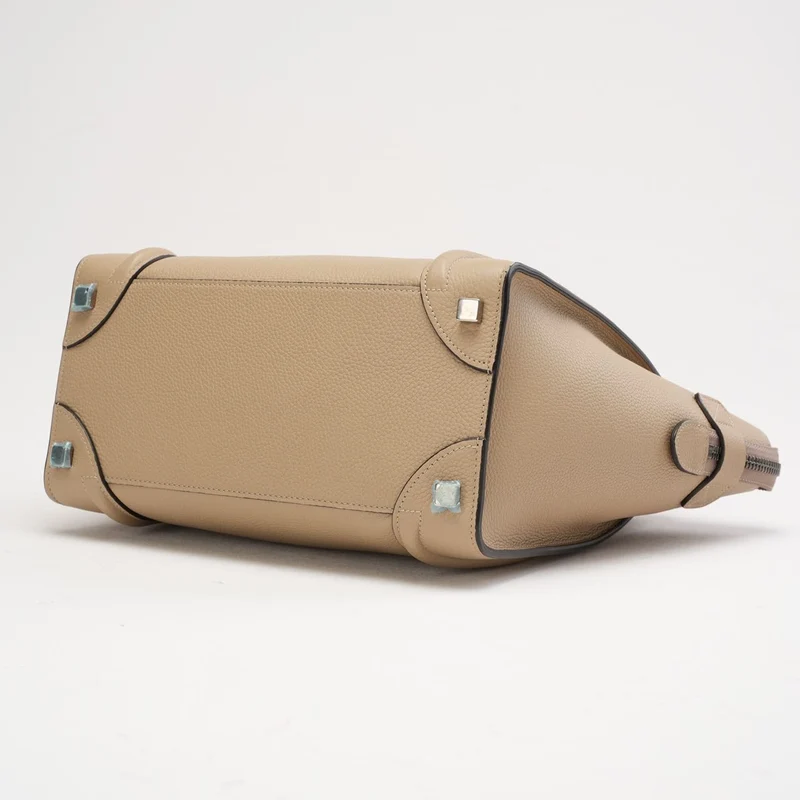 Celine Luggage Micro Tote Beige 2015