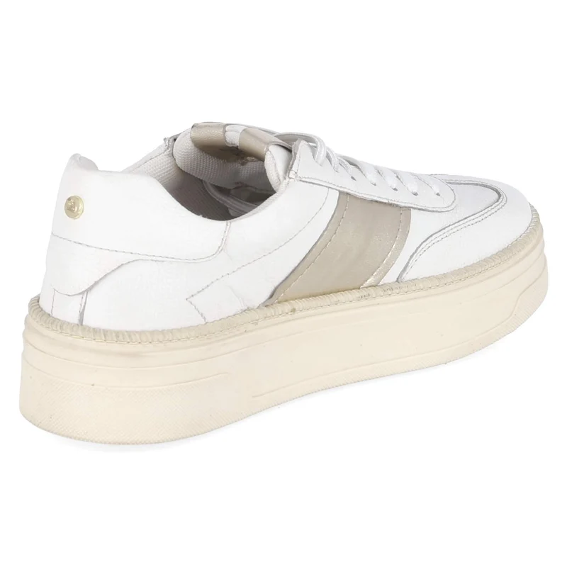 Plateau-Sneaker Weiß
