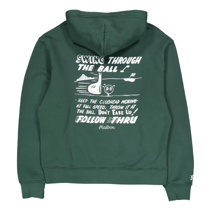 Follow Thru Hoodie Malbon Green