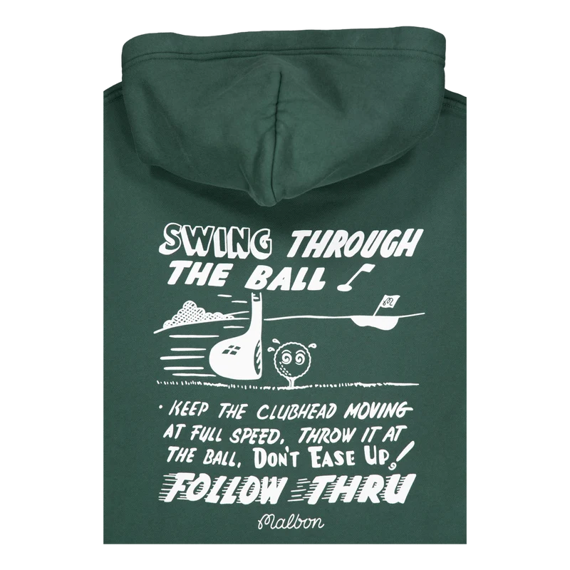 Follow Thru Hoodie Malbon Green