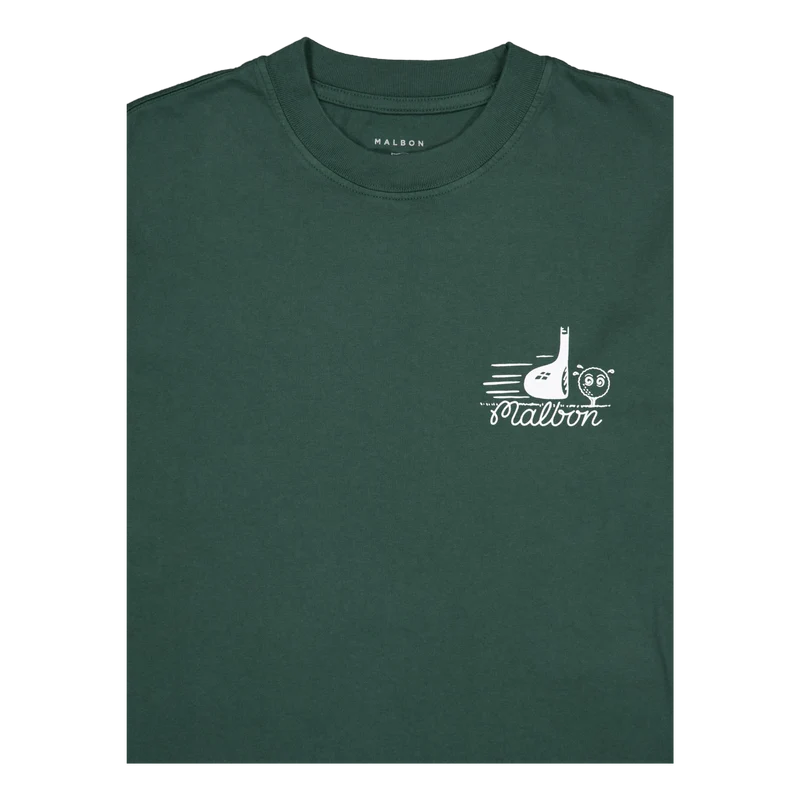 Punch Shot Ss T-shirt Malbon Green