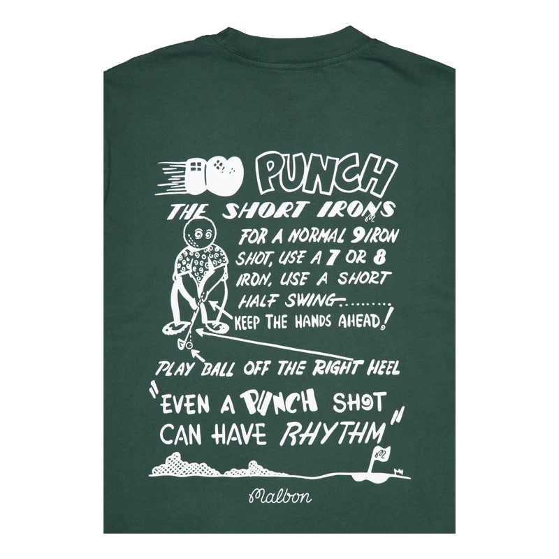 Punch Shot Ss T-shirt Malbon Green