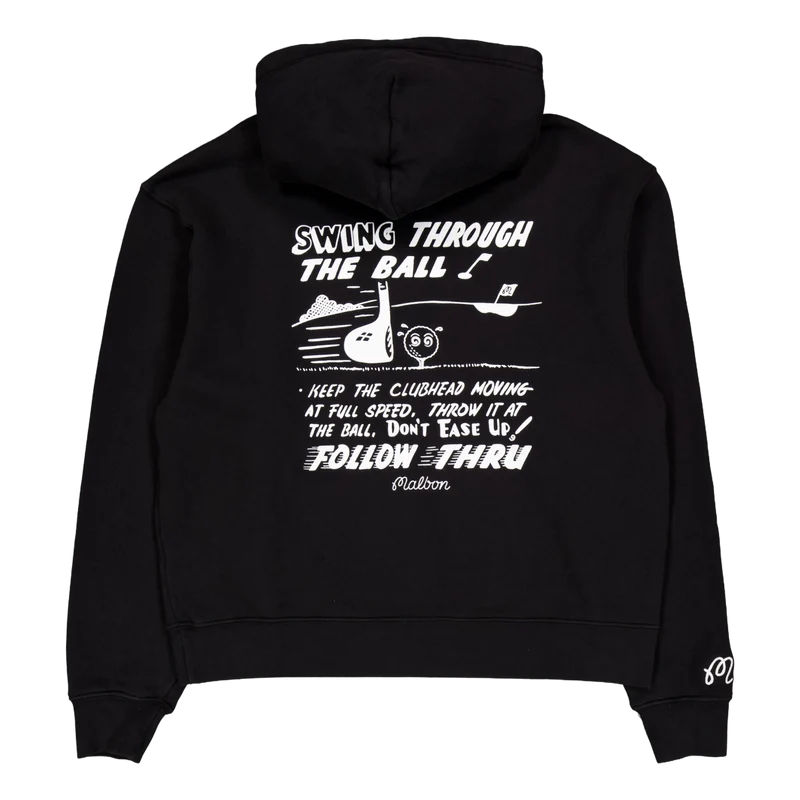 Follow Thru Hoodie Black