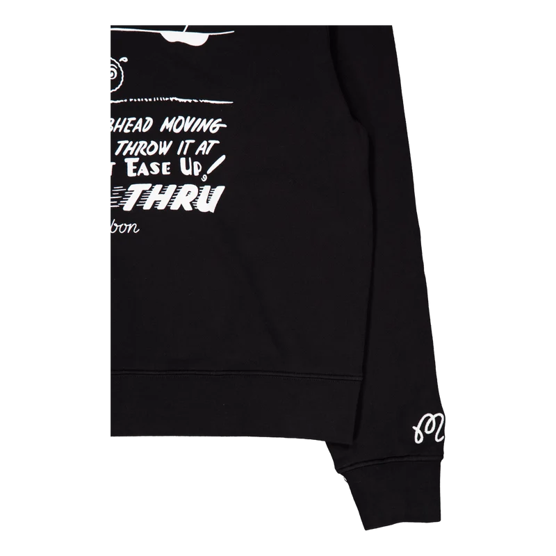 Follow Thru Hoodie Black