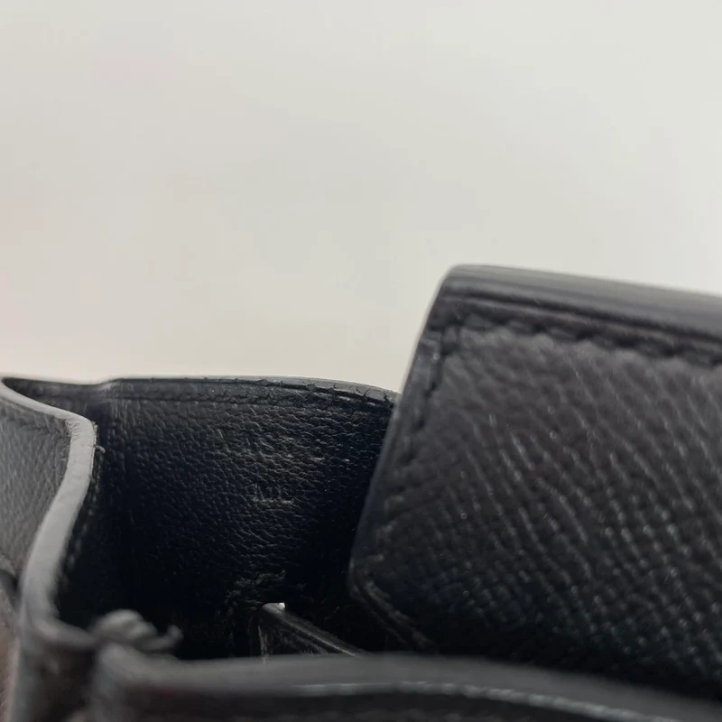 Hermès Birkin 35, schwarzes Epsom-Leder mit goldfarbenen Beschlägen, 2016
