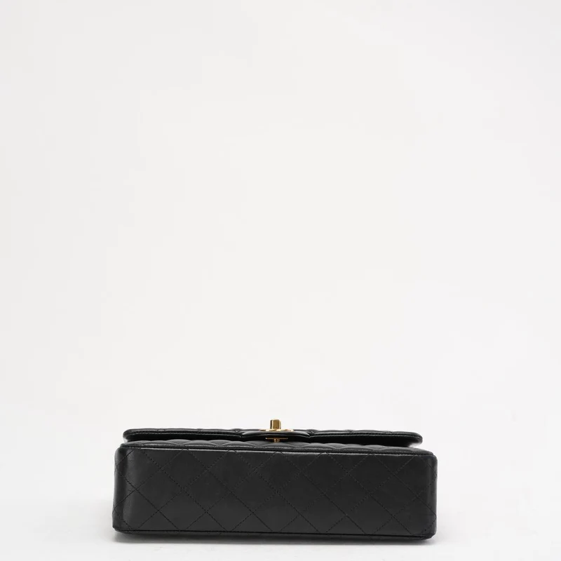 Chanel Schwarze Classic Medium Double Flap Bag aus Lammleder 2014 Teil 1 (Kopie)