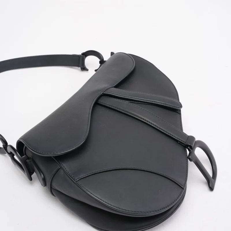 Christian Dior Saddle Bag Schwarz Ultramatte 2022