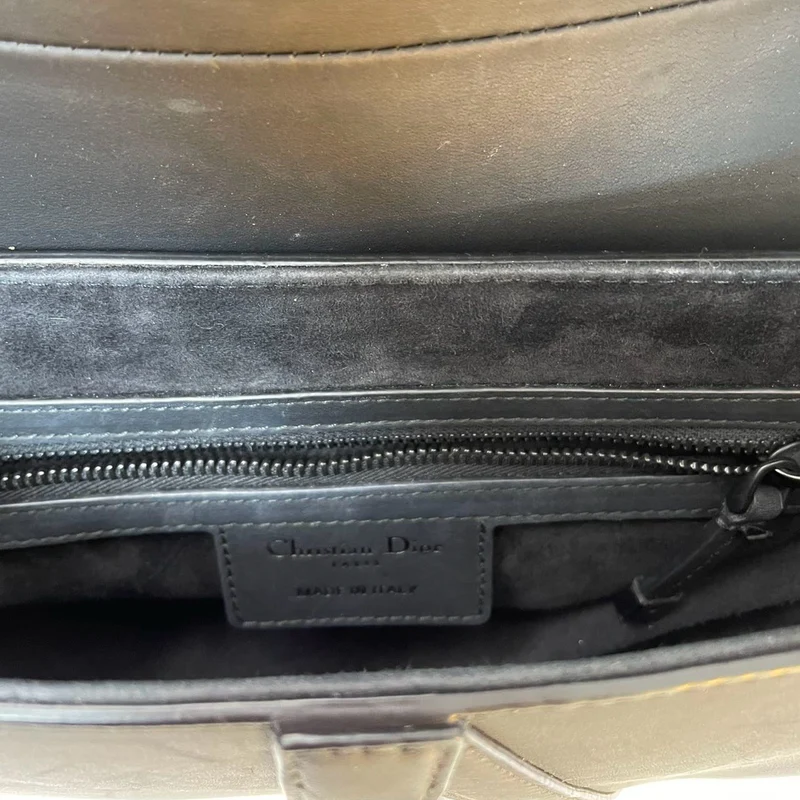Christian Dior Saddle Bag Schwarz Ultramatte 2022