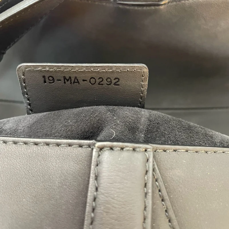 Christian Dior Saddle Bag Schwarz Ultramatte 2022