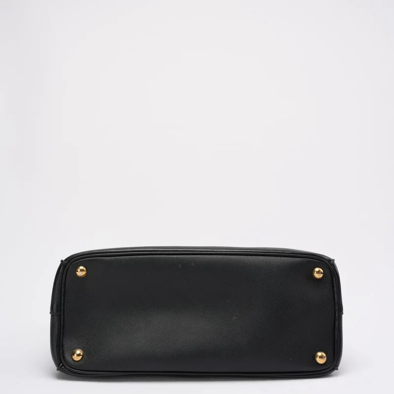 Prada Galleria Tote Bag in Schwarz aus Saffiano-Leder