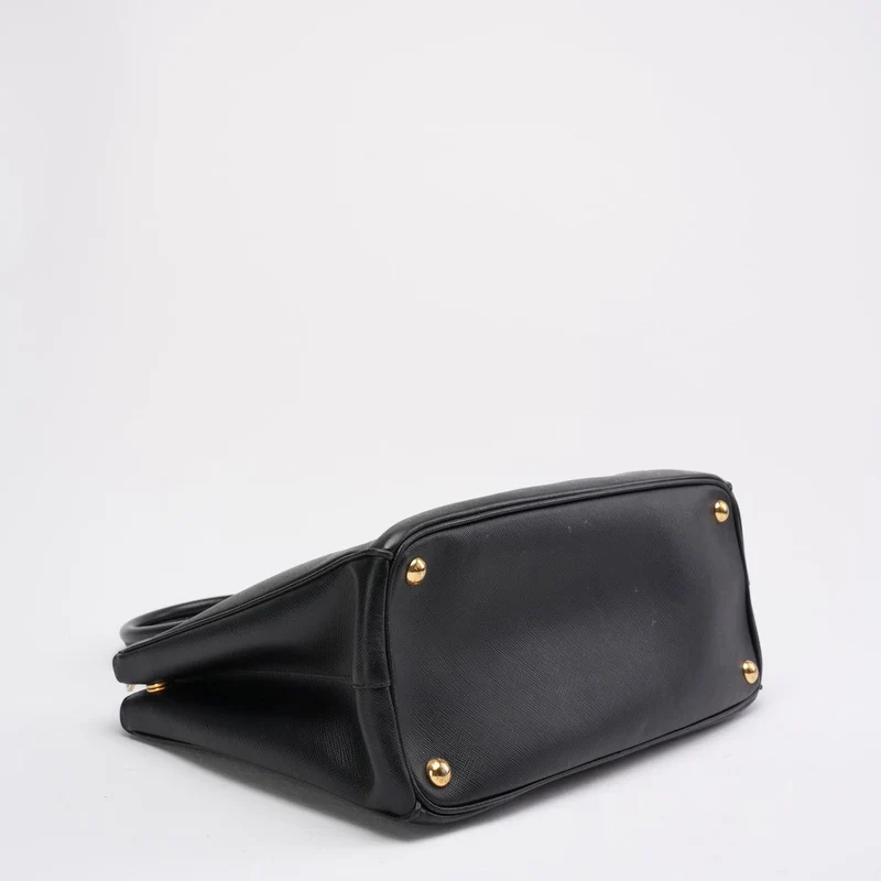 Prada Galleria Tote Bag in Schwarz aus Saffiano-Leder
