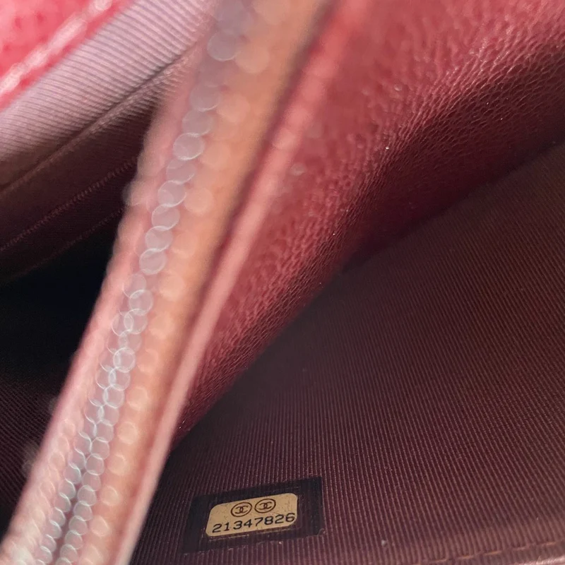 Chanel Burgundy Classic Wallet on Chain (WOC) 2016